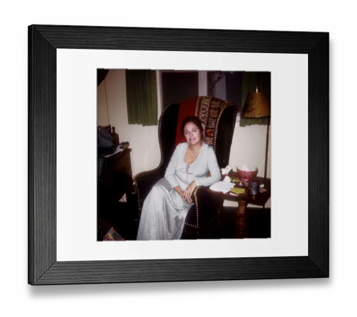 Framed Print : Evelyn Ward At Home