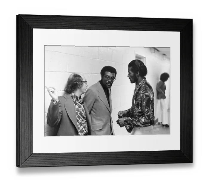 Framed Print : Chuck Berry And Record Producer Framed Print : Chuck Berry And Record Producer