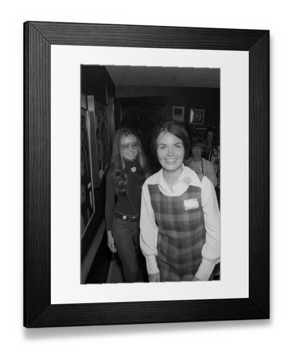 Framed Print : Gloria Steinem Attends Rally Framed Print : Gloria Steinem Attends Rally