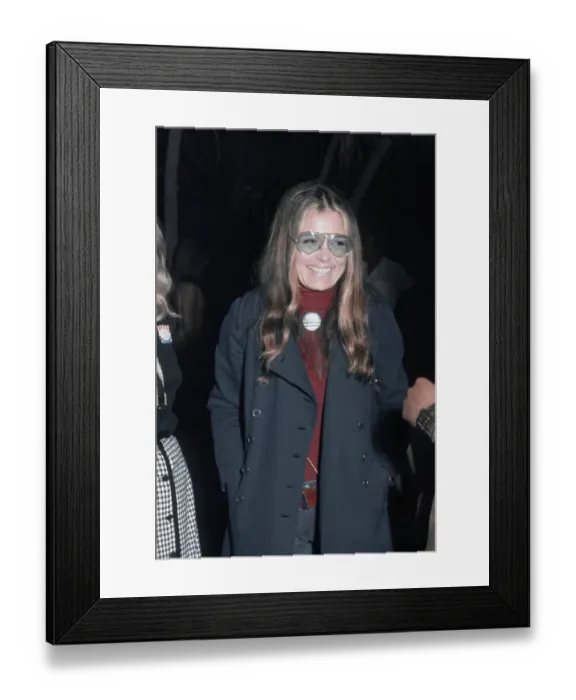 Framed Print : Gloria Steinem Attends Rally Framed Print : Gloria Steinem Attends Rally
