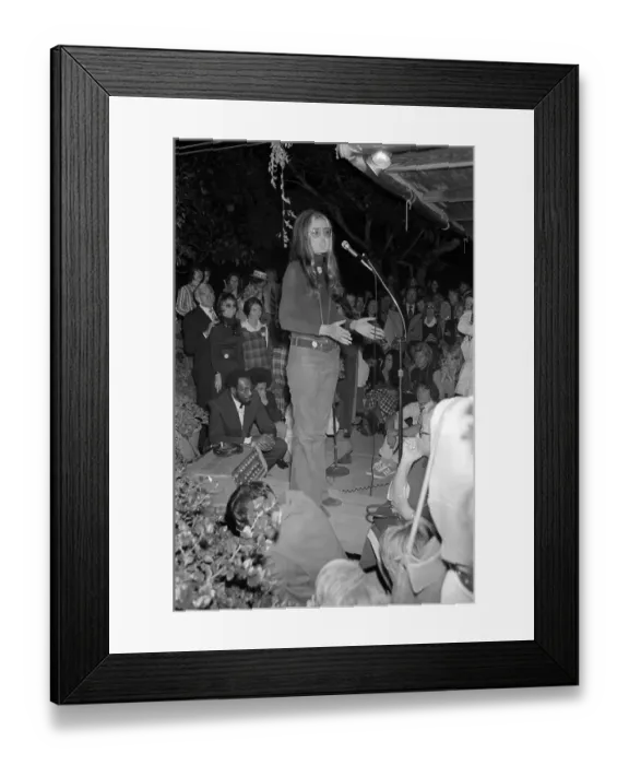 Framed Print : Gloria Steinem Attends Rally Framed Print : Gloria Steinem Attends Rally