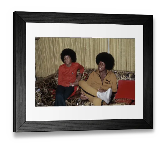 Framed Print : Michael And Jermaine Framed Print : Michael And Jermaine