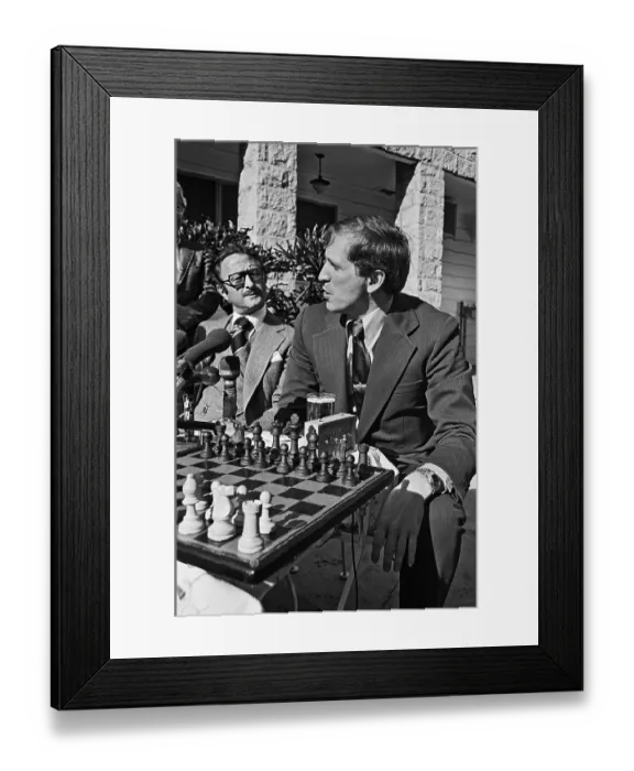 Framed Print : Bobby Fischer Framed Print : Bobby Fischer