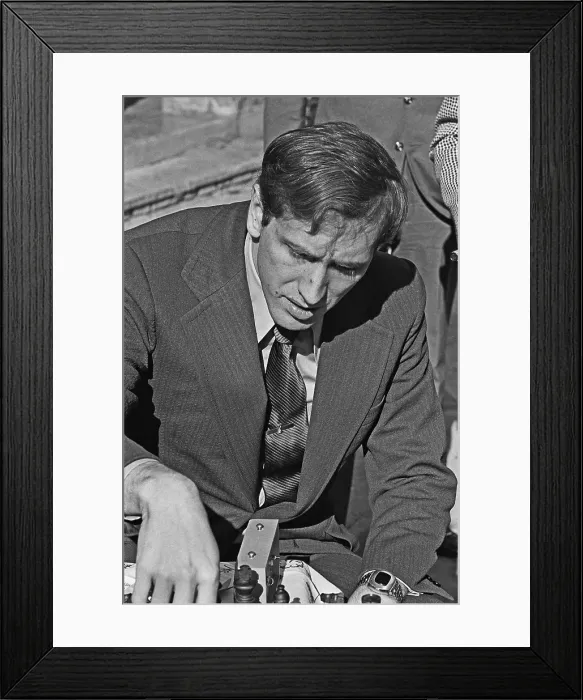 Framed Print : Bobby Fischer Framed Print : Bobby Fischer