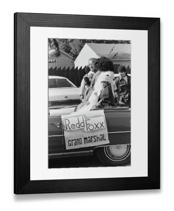 Framed Print : 1972 Watts Christmas Parade Framed Print : 1972 Watts Christmas Parade