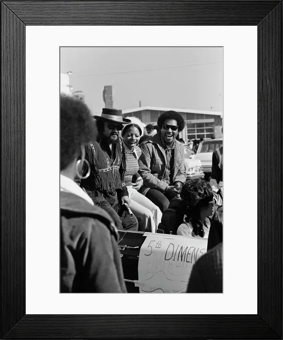 Framed Print : 1972 Watts Christmas Parade