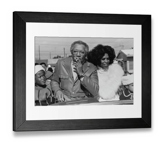 Framed Print : 1972 Watts Christmas Parade