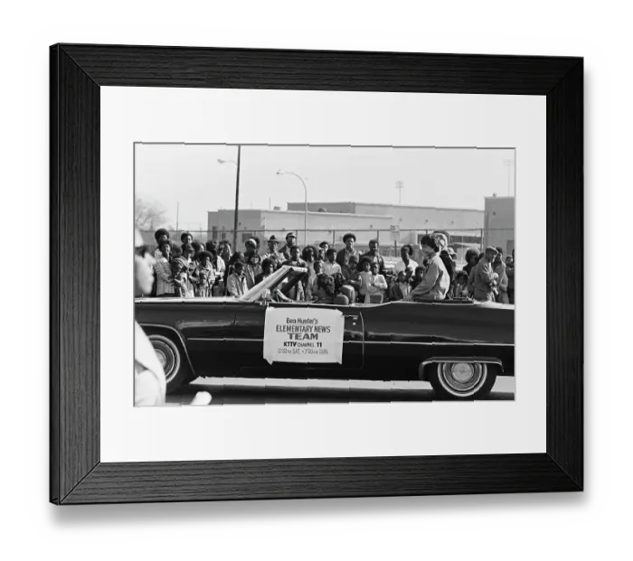 Framed Print : 1972 Watts Christmas Parade Framed Print : 1972 Watts Christmas Parade