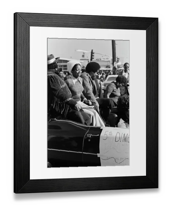Framed Print : 1972 Watts Christmas Parade Framed Print : 1972 Watts Christmas Parade