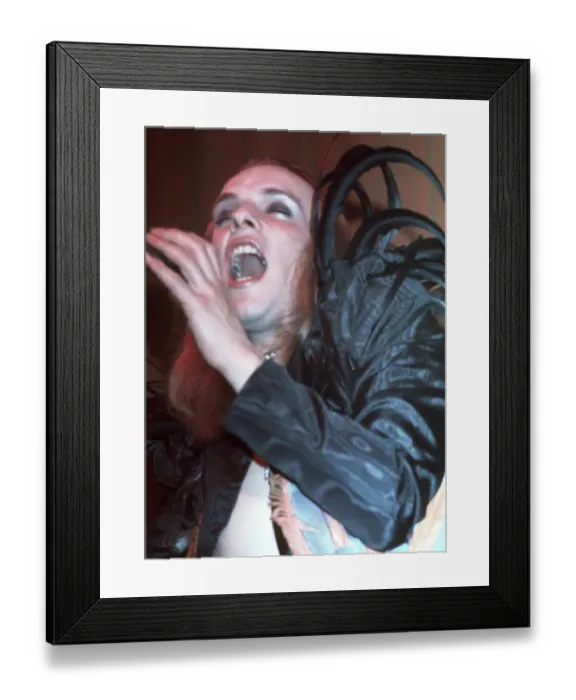Framed Print : Brian Eno. Synthesizer player and singer Brian Eno of the English Glam Framed Print : Brian Eno. Synthesizer player and singer Brian Eno of the English Glam