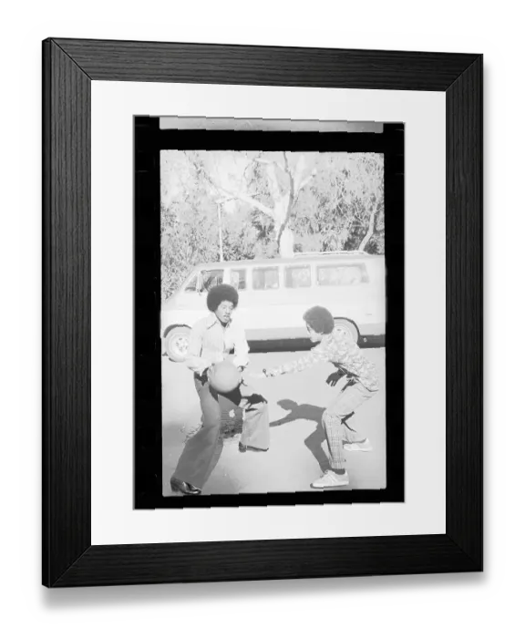 Framed Print : Jackie And Marlon Framed Print : Jackie And Marlon