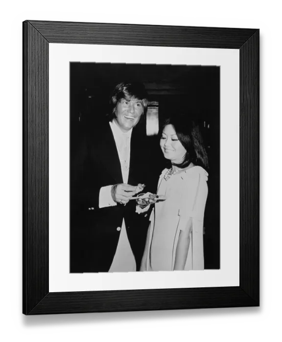 Framed Print : Wayne Newton & Elaine Okamura Framed Print : Wayne Newton & Elaine Okamura