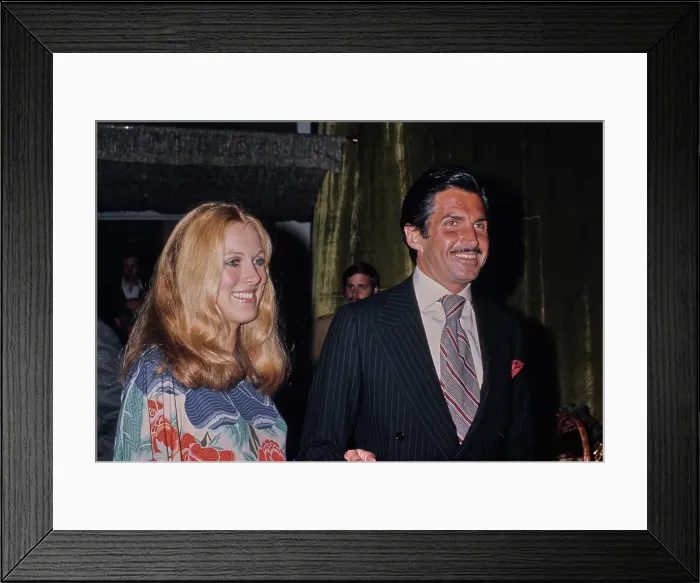 Framed Print : Alana Hamilton & George Hamilton Framed Print : Alana Hamilton & George Hamilton