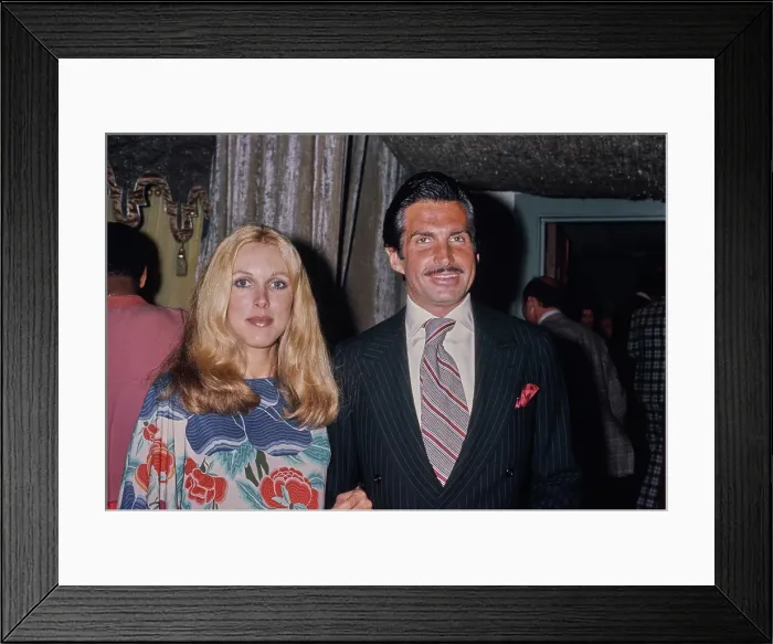 Framed Print : Alana Hamilton & George Hamilton Framed Print : Alana Hamilton & George Hamilton