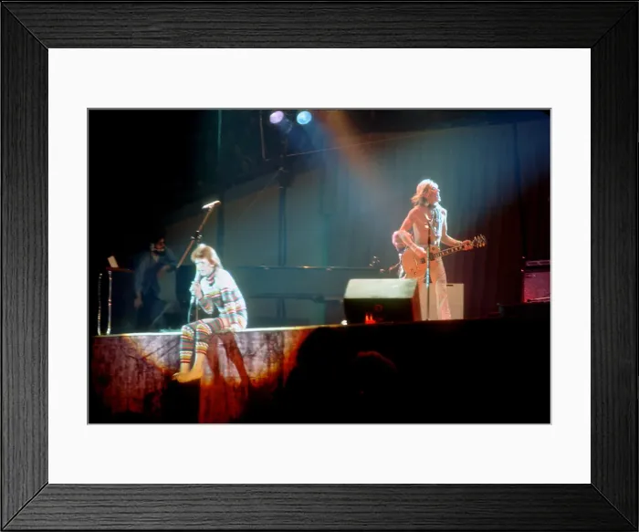 Framed Print : Ziggy Stardust Era Bowie In LA Framed Print : Ziggy Stardust Era Bowie In LA