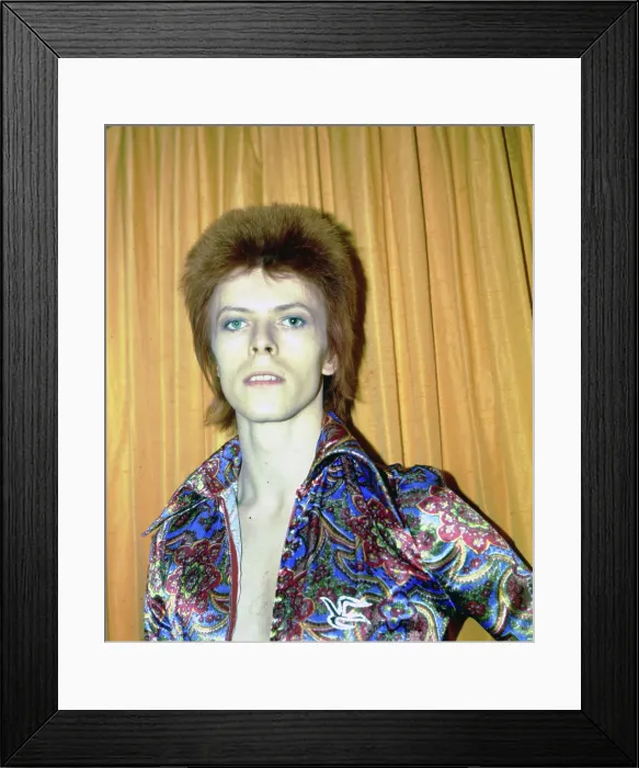 Framed Print : Bowie As Ziggy Stardust In NY