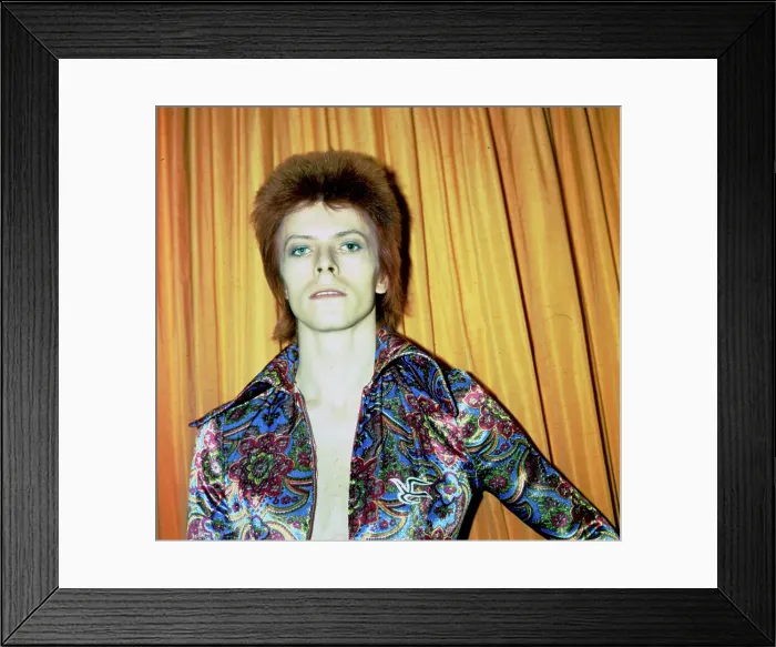 Framed Print : Bowie As Ziggy Stardust In NY Framed Print : Bowie As Ziggy Stardust In NY