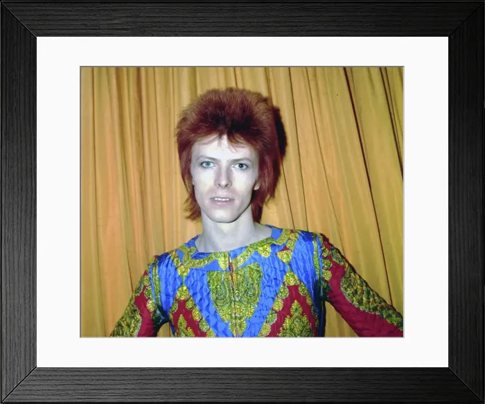Framed Print : Bowie As Ziggy Stardust In NY Framed Print : Bowie As Ziggy Stardust In NY