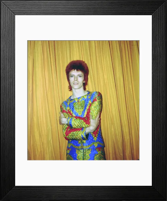 Framed Print : Bowie As Ziggy Stardust In NY Framed Print : Bowie As Ziggy Stardust In NY