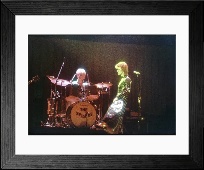 Framed Print : Ziggy Stardust Era Bowie In LA