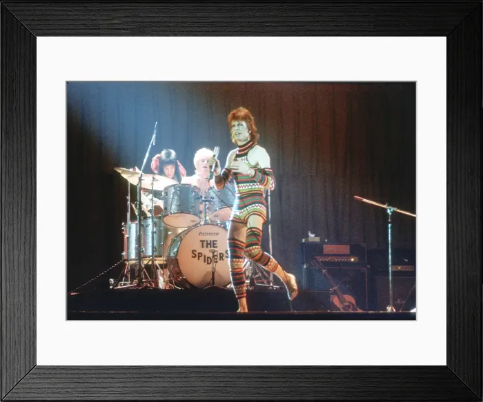 Framed Print : Ziggy Stardust Era Bowie In LA Framed Print : Ziggy Stardust Era Bowie In LA