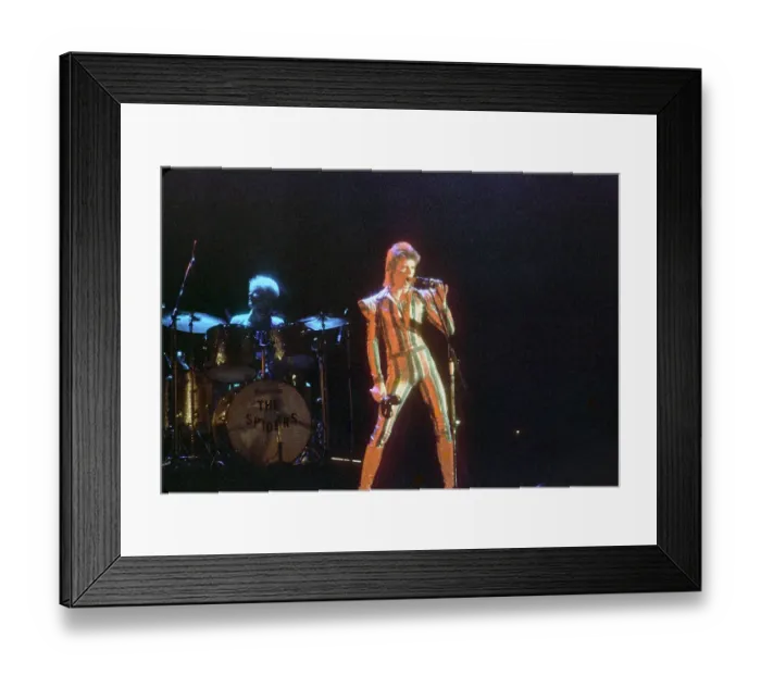 Framed Print : Ziggy Stardust Era Bowie In LA Framed Print : Ziggy Stardust Era Bowie In LA