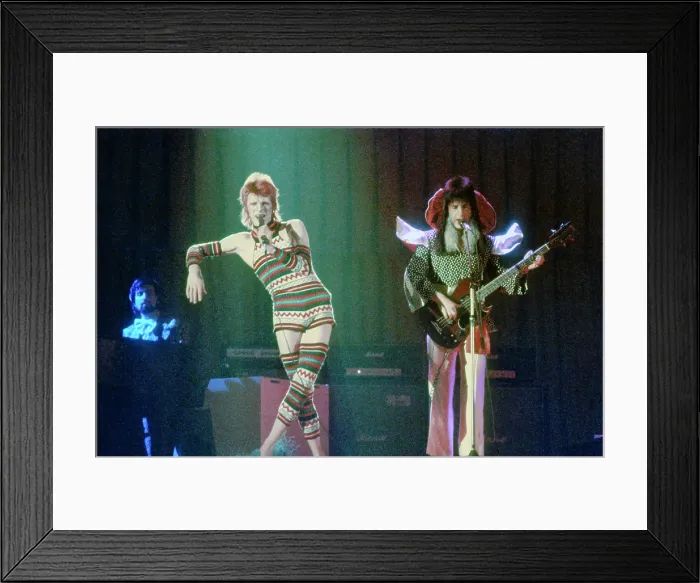Framed Print : Ziggy Stardust Era Bowie In LA
