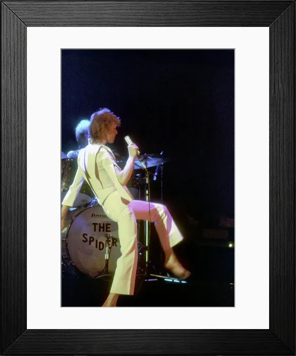 Framed Print : Ziggy Stardust Era Bowie In LA