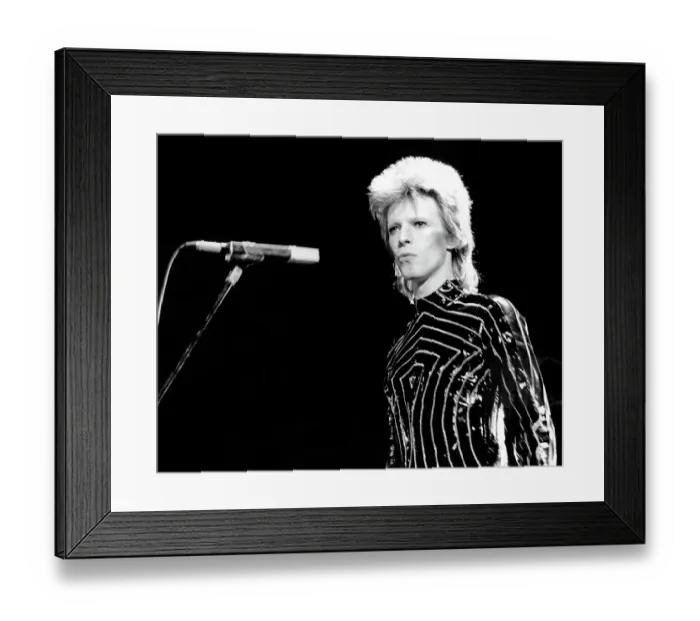 Framed Print : Ziggy Stardust Era Bowie In LA
