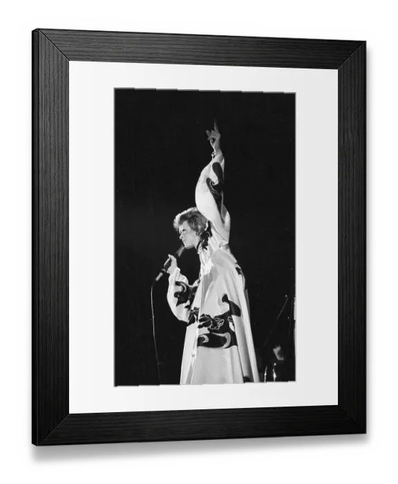 Framed Print : Ziggy Stardust Era Bowie In LA