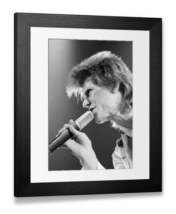 Framed Print : Ziggy Stardust Era Bowie In LA