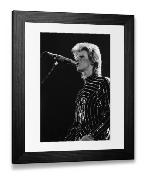 Framed Print : Ziggy Stardust Era Bowie In LA Framed Print : Ziggy Stardust Era Bowie In LA