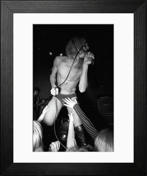 Framed Print : Iggy Pop Performing At The Whisky Framed Print : Iggy Pop Performing At The Whisky