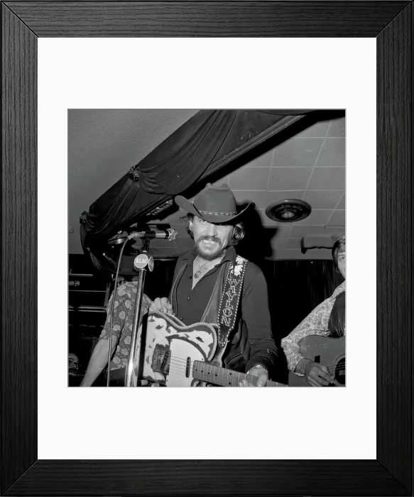 Framed Print : Waylon Jennings At The Palomino Framed Print : Waylon Jennings At The Palomino