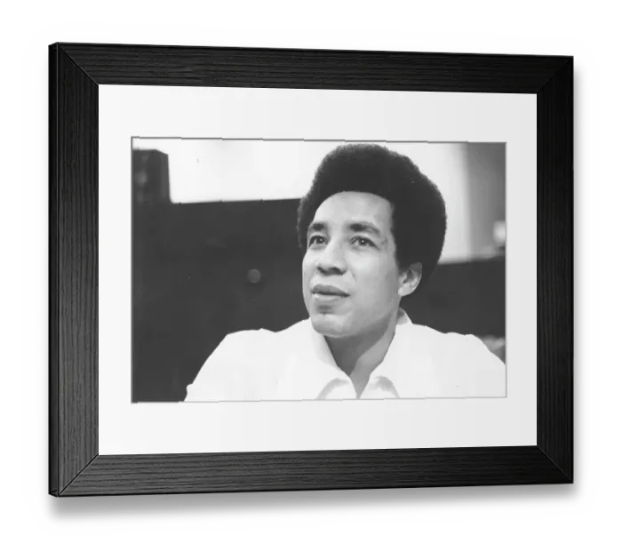 Framed Print : Smokey Robinson In The Studio