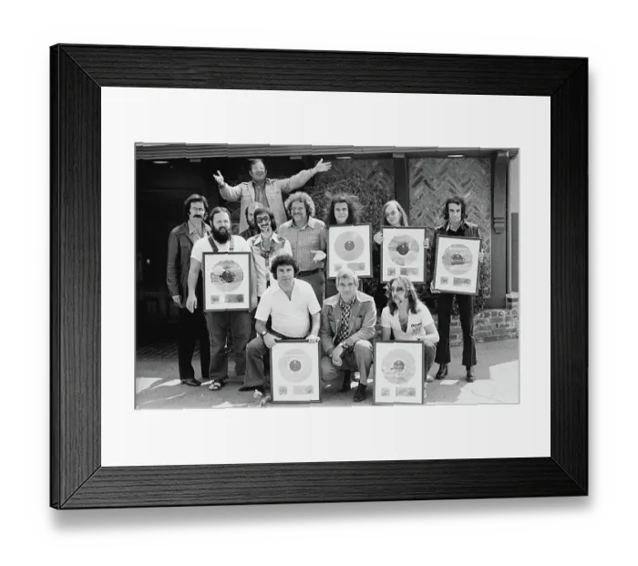 Framed Print : Steely Dan Receives Gold Record Framed Print : Steely Dan Receives Gold Record