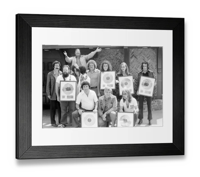 Framed Print : Steely Dan Receives Gold Record Framed Print : Steely Dan Receives Gold Record