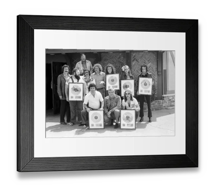 Framed Print : Steely Dan Receives Gold Record Framed Print : Steely Dan Receives Gold Record