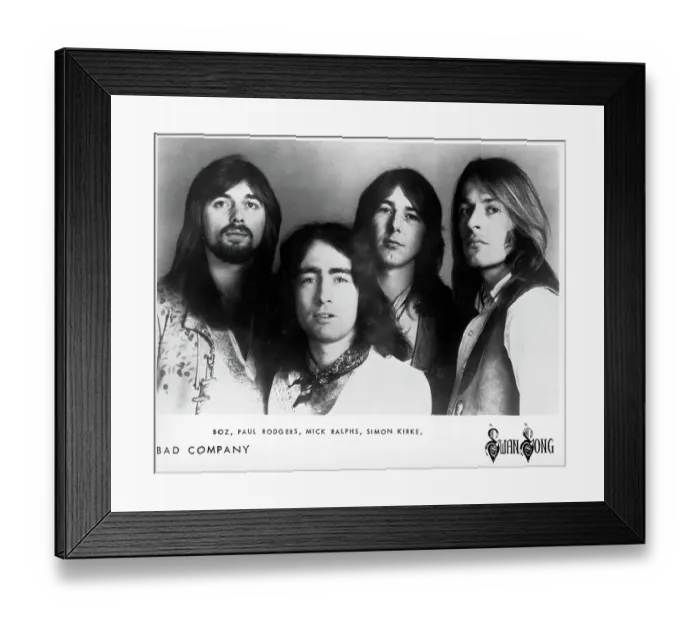 Framed Print : Bad Company Portrait Framed Print : Bad Company Portrait