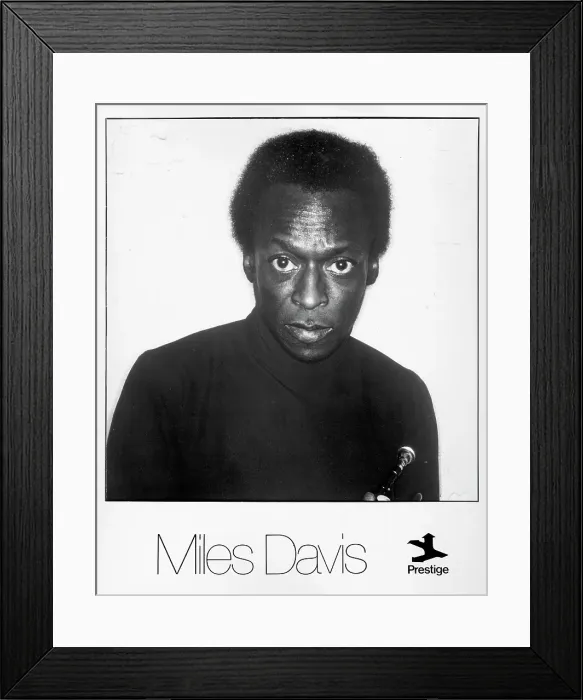 Framed Print : Miles Davis Portrait Framed Print : Miles Davis Portrait
