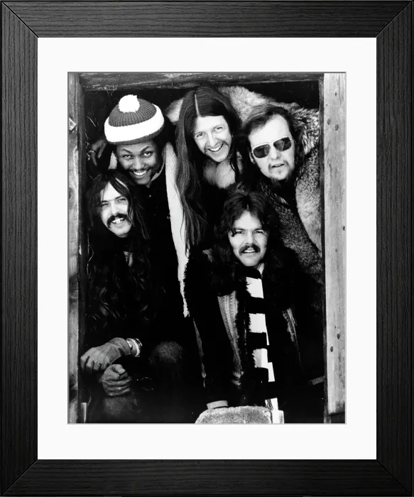 Framed Print : Doobie Brothers 1973 Lineup Portrait Framed Print : Doobie Brothers 1973 Lineup Portrait