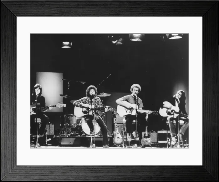 Framed Print : Eagles First Lineup Performing