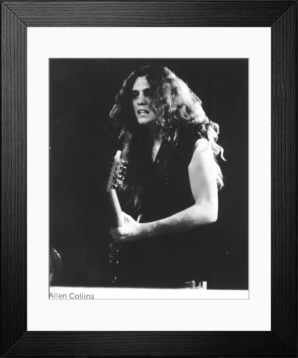Framed Print : Allen Collins Of Lynyrd Skynyrd Framed Print : Allen Collins Of Lynyrd Skynyrd
