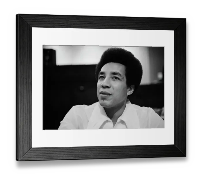 Framed Print : Smokey Robinson Portrait Framed Print : Smokey Robinson Portrait