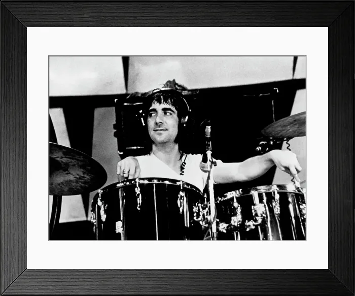 Framed Print : The Who Drummer In The Studio Framed Print : The Who Drummer In The Studio
