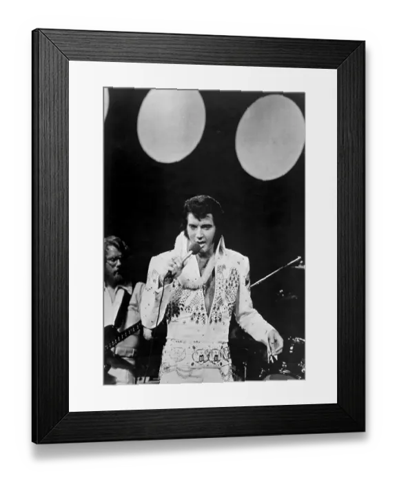 Framed Print : Elvis Presley performs onstage In Hawaii Framed Print : Elvis Presley performs onstage In Hawaii