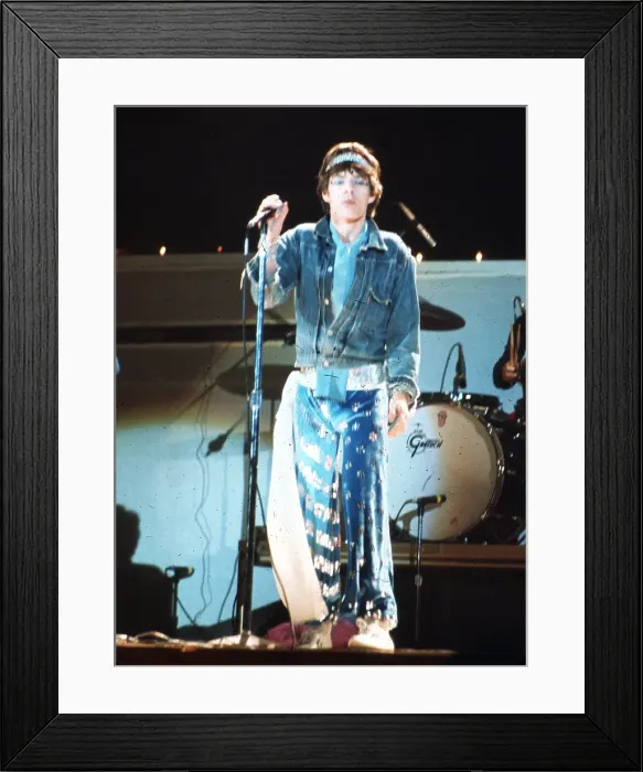 Framed Print : Rolling Stones Benefit Concert In LA Framed Print : Rolling Stones Benefit Concert In LA