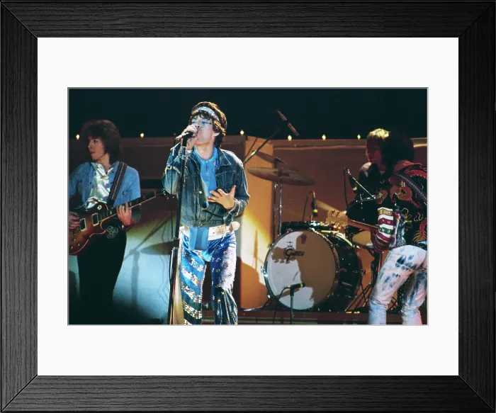 Framed Print : Rolling Stones Benefit Concert In LA Framed Print : Rolling Stones Benefit Concert In LA