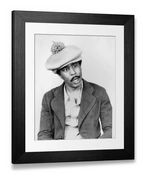 Framed Print : Richard Pryor Portrait Framed Print : Richard Pryor Portrait