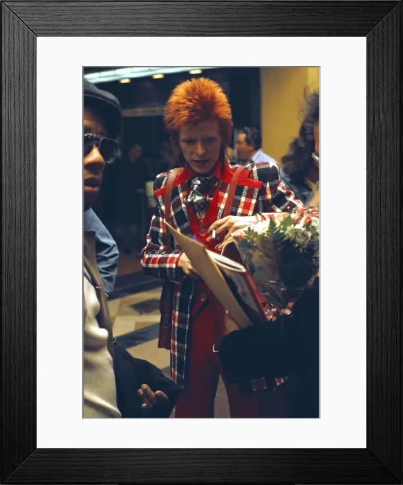 Framed Print : David Bowie In LA Framed Print : David Bowie In LA